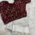 white with maroon