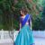 sky blue with royal blue