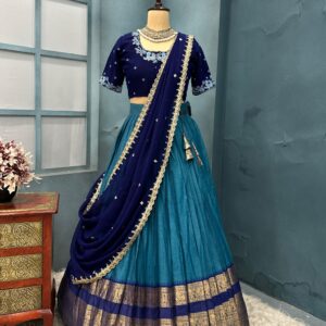 Kanchi cotton silk traditional lehenga