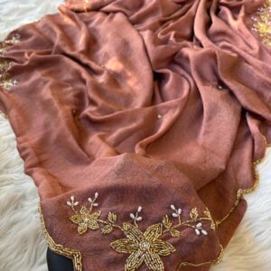 Premium rangoli crush silk designer saree ✨